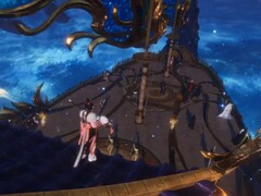 En Where Winds Meet, al parecer alguien pagó más de 40.000 dólares por una montura gigante con forma de barco. (Fuente de la imagen: Julia_CaSsian vía X)