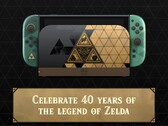 Se muestra la consola Switch 2 del 40.º aniversario de Zelda