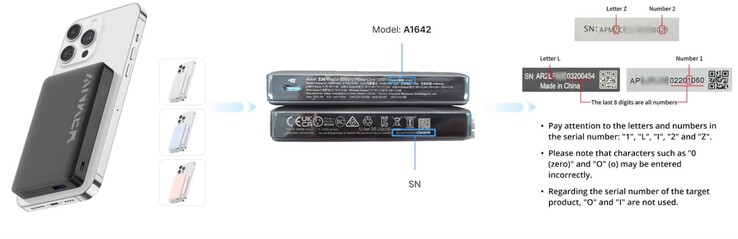 El Anker MagGo Power Core 10K (A1642) está afectado. (Fuente de la imagen: Anker)