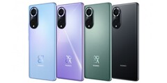 Los colores del Nova 9. (Fuente: Huawei)