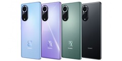 Los colores del Nova 9. (Fuente: Huawei)