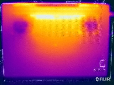 Prueba de tensión de temperaturas superficiales (abajo)