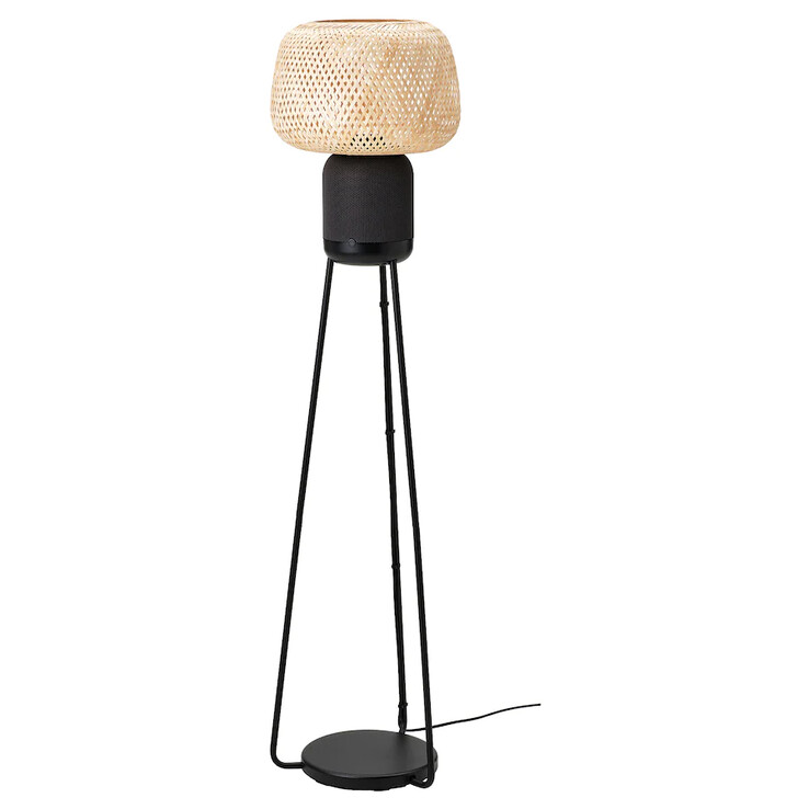 La lámpara de pie IKEA SYMFONISK con altavoz Wi-Fi. (Fuente de la imagen: IKEA)