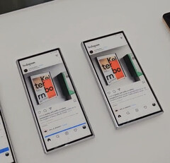 Samsung reveló varios prototipos del Galaxy Z Fold a finales del verano de 2023. (Fuente de la imagen: @raywongy)