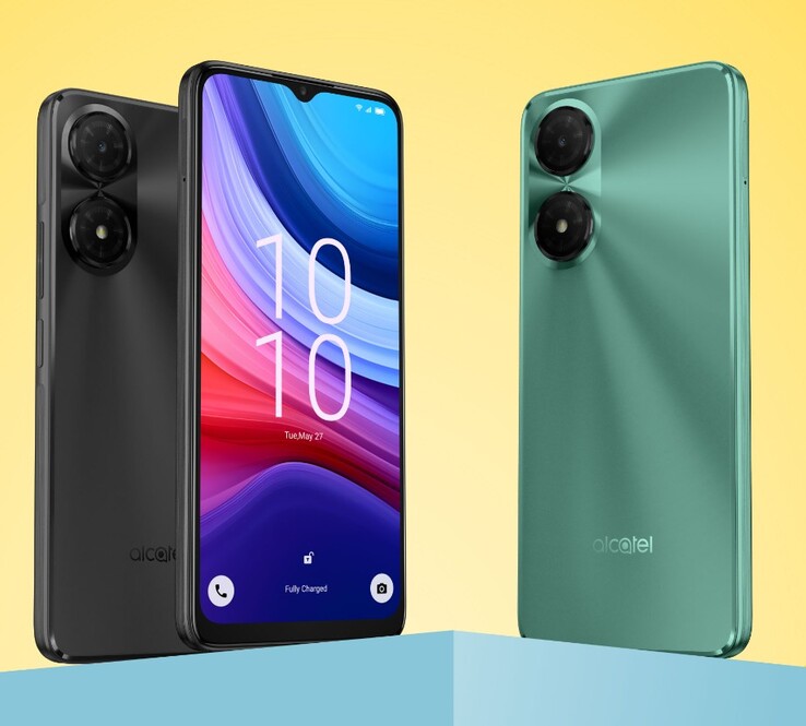 El Alcatel 3 (2025) está disponible en azul cerceta y gris espacial. (Fuente de la imagen: Alcatel)