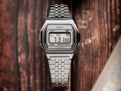 Los relojes Casio Vintage A1000A-7 (en la imagen) y A1000G-9 ya están disponibles en el Reino Unido. (Fuente de la imagen: Casio)