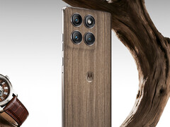 El Motorola Edge 60 Pro ya está disponible con acabado de madera en China. (Fuente de la imagen: Motorola)