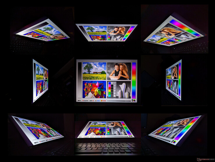 Mini-LED no sufre la degradación del contraste de IPS o el efecto arco iris de OLED para algunos de los mejores ángulos de visión que hemos visto en un portátil