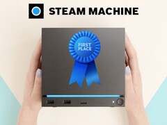 Cartel de la clasificación de los productos más vendidos de Steam Machine de Valve