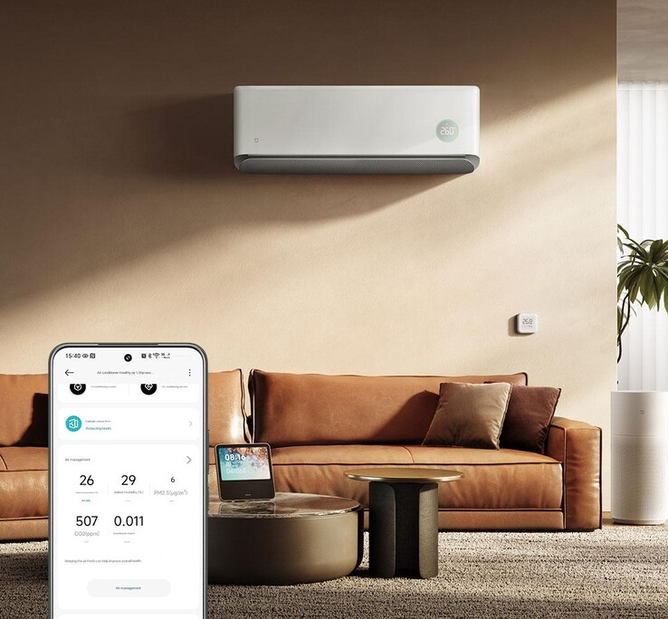 El Aire Acondicionado Xiaomi Mijia Healthy Wind 1.5HP. (Fuente de la imagen: Xiaomi, traducción automática)