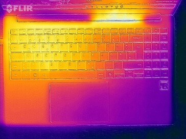 Prueba de resistencia a las temperaturas superficiales (lado superior)