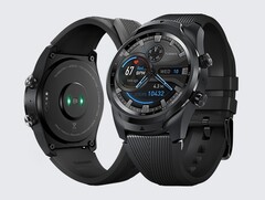 El nuevo TicWatch Pro 4G/LTE también prefiere el diseño clásico del reloj, pero esta vez viene sin la correa de cuero.