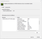 Información del sistema Nvidia