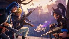 Material gráfico promocional de la actualización Ballistic v37.10 de Fortnite que se puso en marcha en agosto de 2025. (Fuente de la imagen: Epic Games)