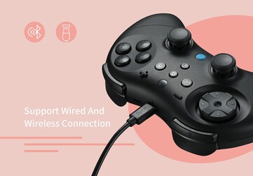 El Elves 2 Pro también dispone de un modo con cable con una frecuencia de sondeo superior de 1.000 Hz. (Fuente de la imagen: GuliKit)