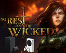 Obra de arte de No Rest for the Wicked con las consolas Xbox a continuación (Fuente de la imagen: Moon Studios, Microsoft Gaming con ediciones)
