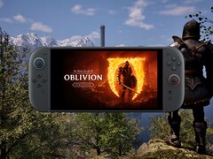 Se muestra el puerto para dos jugadores de «Oblivion Remastered» para Switch en el modo portátil