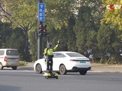 Hangxing nº 1 en acción (Fuente de la imagen: CGTV+ vía YouTube; captura de pantalla recortada)