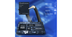 Qualcomm vuelve a bromear con el módem X65. (Fuente: Qualcomm)