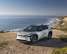 Toyota ha revelado que el SUV bZ4X 2023 estará disponible en los concesionarios estadounidenses esta primavera. (Fuente de la imagen: Toyota)