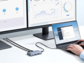 El nuevo hub USB-C 7 en 1 de Anker sigue a otros accesorios similares como el Hub USB-C 343 (arriba). (Fuente de la imagen: Anker)