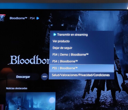 Glitch de Bloodborne en PS5. (Fuente de la imagen: @zemariSpartans)