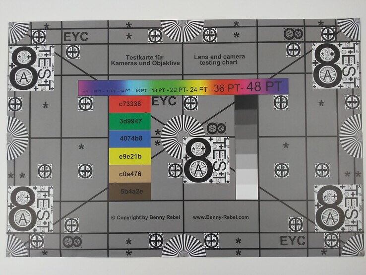 Tabla de prueba del LG K9