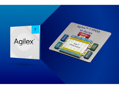 Un diagrama promocional que muestra las partes internas del chip FPGA Agilex 7 de Altera. (Fuente de la imagen: Altera Newsroom)