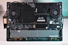 El interior del Lenovo ThinkPad P16 Gen 3.