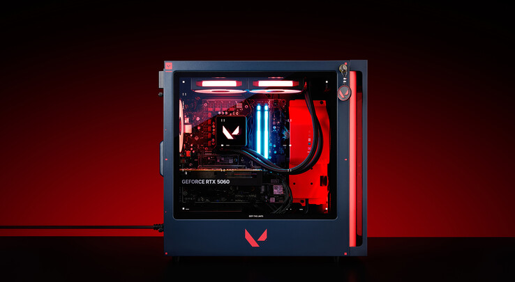 El panel izquierdo de la Omen 35L Valorant Edition (Fuente de la imagen: HP)