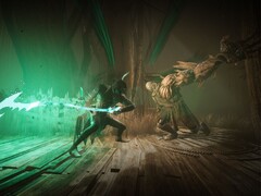 Una imagen que muestra un combate contra un enemigo en Thymesia.