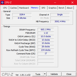 CPU-Z Memoria