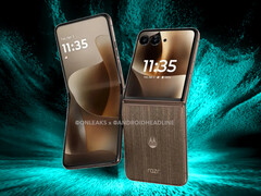 El Razr 70 Ultra en uno de sus colores de lanzamiento comunicados.