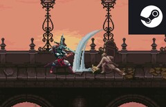 Blasphemous es un juego metroidvania similar a Souls que actualmente está a la venta por un precio récord en Steam. (Fuente de la imagen: Steam)