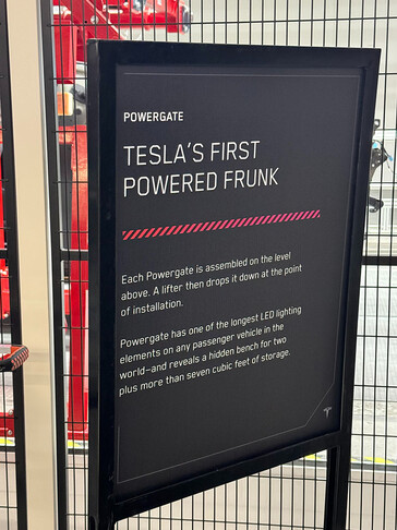 Especificaciones del maletero Powergate de Tesla