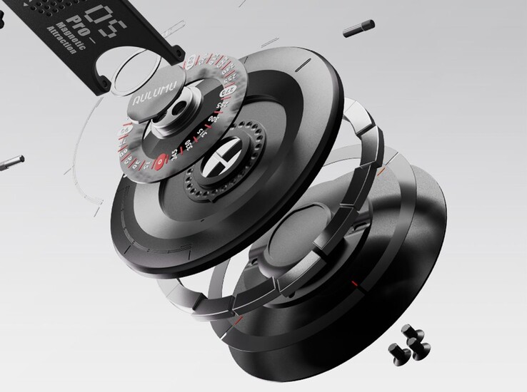 El Aulumu G05 Pro puede utilizarse como transportador gracias a las marcas de 15 grados alrededor del anillo central.