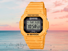 El reloj G-Shock x Surfrider Foundation Japan G-5600SFJ-9 de Casio (en la imagen) ha llegado al Reino Unido. (Fuente de la imagen: Casio)