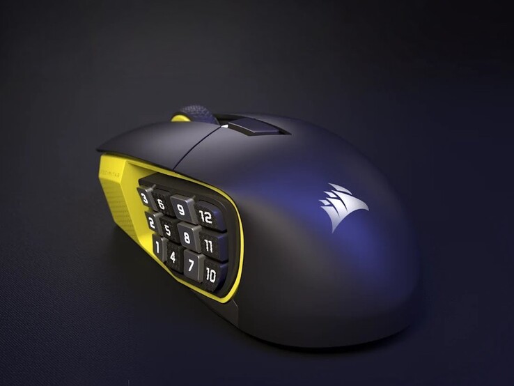 Elgato también incluye VSD con el nuevo ratón para juegos de Corsair, el Scimitar Elite Wireless SE (en la imagen). (Fuente de la imagen: Corsair