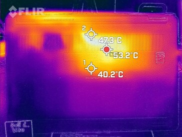 Generación de calor lado inferior (carga)