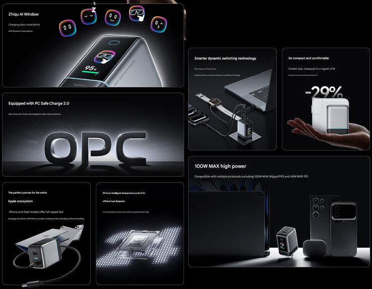 Principales características del cargador