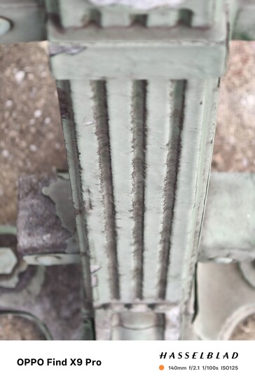 El Oppo Find X9 Pro sin montura de lente muestra colores precisos.