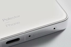 El Polestar Phone tiene un marco plano y unos bordes de pantalla especialmente finos. (Imagen: Polestar)
