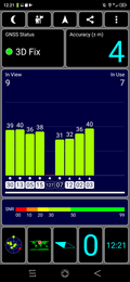 Prueba de GPS al aire libre