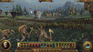 Una imagen que muestra un ejército en Total War: Warhammer.