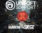 Aparecen los logotipos de soporte de Ubisoft y de Rainbow Six Siege (Fuente de la imagen: Soporte de Ubisoft con modificaciones)