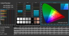 CalMAN: ColorChecker (calibrado)