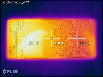 Imagen térmica - arriba