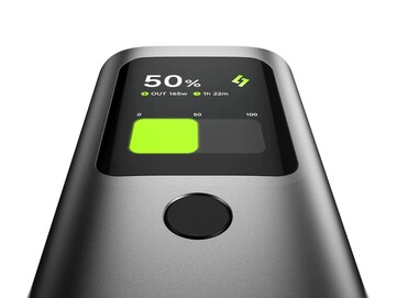 Una pantalla inteligente interactiva que muestra prácticos datos sobre la carga. (Fuente de la imagen: Sharge)