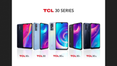 Los nuevos teléfonos de la serie 30 de TCL. (Fuente: TCL)
