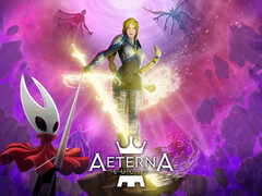 Estandarte de Aeterna Lucis con Hornet de Silksong (Fuente de la imagen: Sony PlayStation, Team Cherry con ediciones)